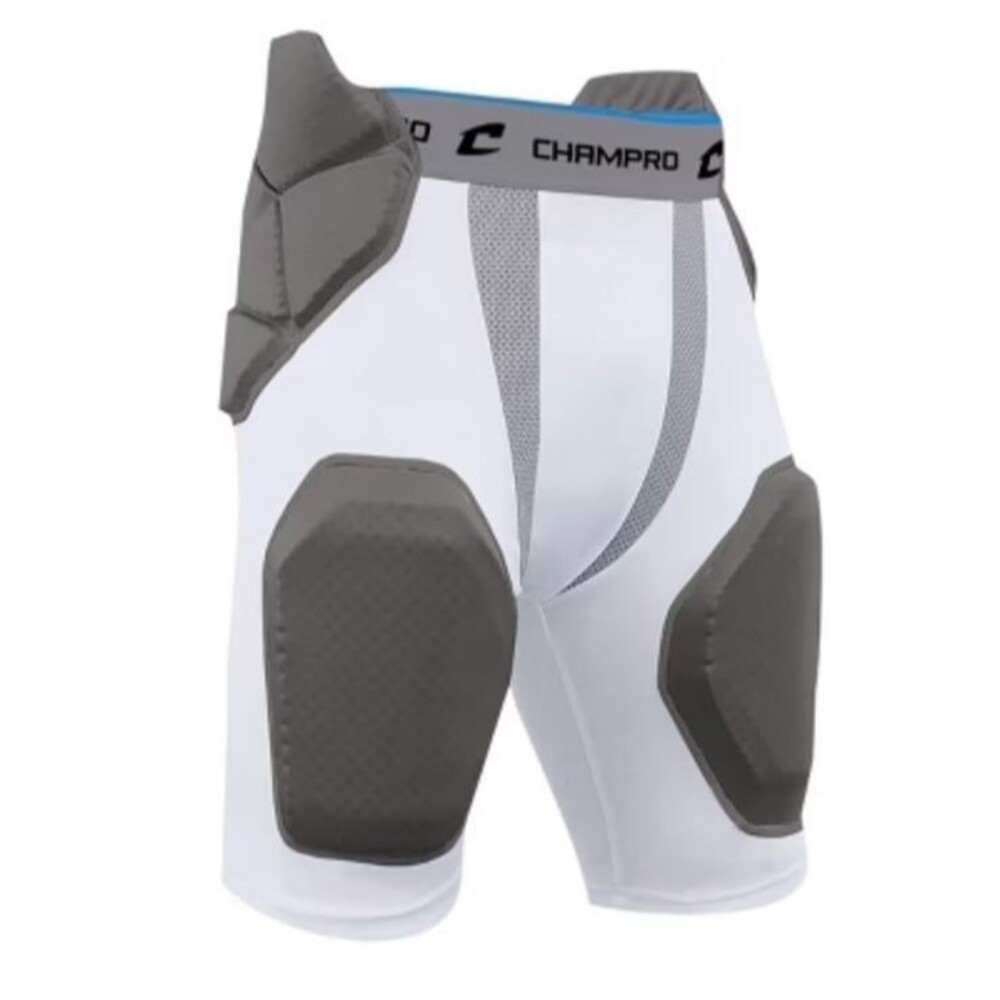 Champro Adult Tri-Flex Integrated 5 Pad Girdle WHITE MensDri-Gear Size Large NEW